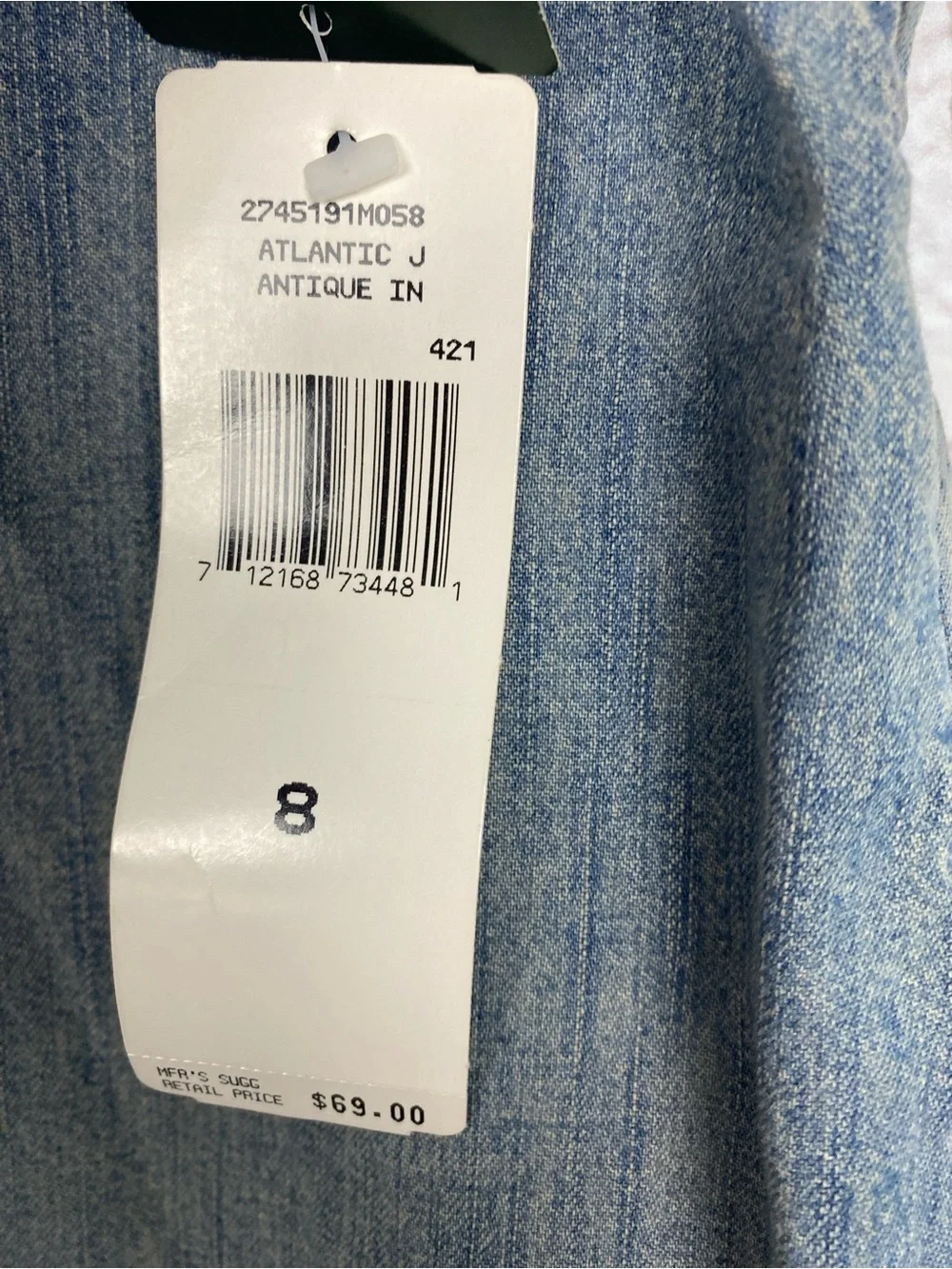 Lauren Ralph Lauren Denim Mermaid Skirt in Light Blue Y2K Size 8 New - Picture 5 of 9